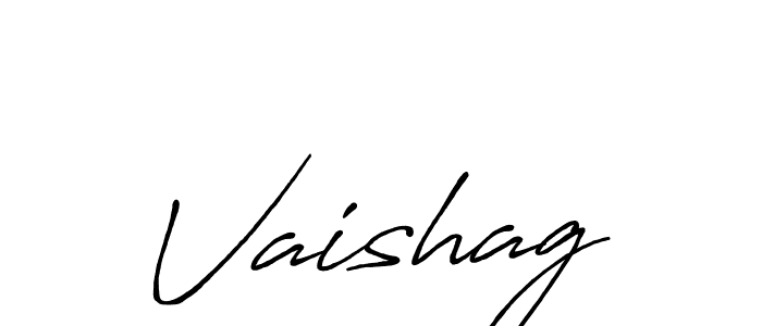 It looks lik you need a new signature style for name Vaishag. Design unique handwritten (Antro_Vectra_Bolder) signature with our free signature maker in just a few clicks. Vaishag signature style 7 images and pictures png