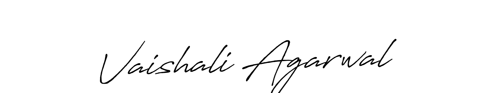 How to make Vaishali Agarwal signature? Antro_Vectra_Bolder is a professional autograph style. Create handwritten signature for Vaishali Agarwal name. Vaishali Agarwal signature style 7 images and pictures png