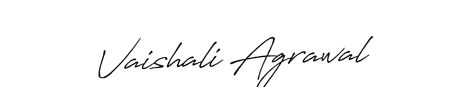 Use a signature maker to create a handwritten signature online. With this signature software, you can design (Antro_Vectra_Bolder) your own signature for name Vaishali Agrawal. Vaishali Agrawal signature style 7 images and pictures png