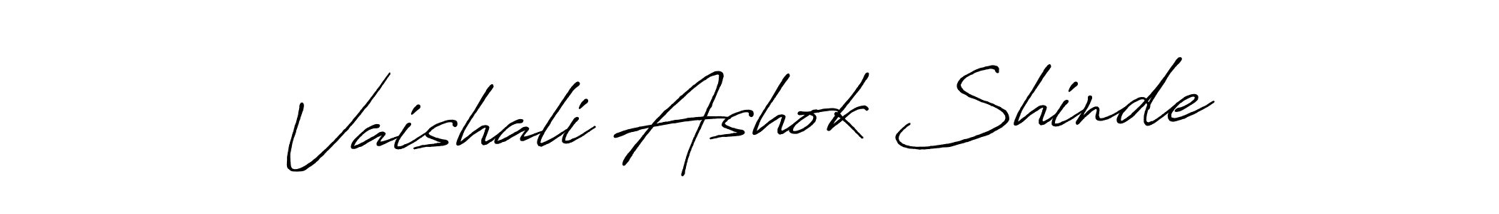 Also You can easily find your signature by using the search form. We will create Vaishali Ashok Shinde name handwritten signature images for you free of cost using Antro_Vectra_Bolder sign style. Vaishali Ashok Shinde signature style 7 images and pictures png