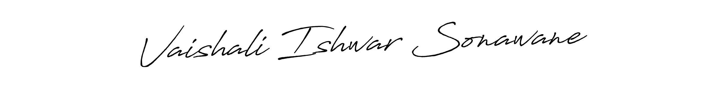 It looks lik you need a new signature style for name Vaishali Ishwar Sonawane. Design unique handwritten (Antro_Vectra_Bolder) signature with our free signature maker in just a few clicks. Vaishali Ishwar Sonawane signature style 7 images and pictures png