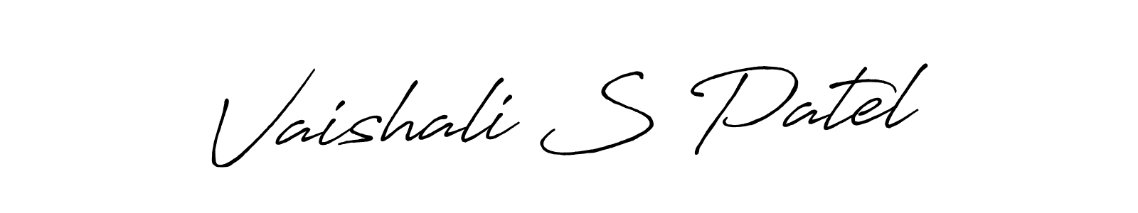 How to Draw Vaishali S Patel signature style? Antro_Vectra_Bolder is a latest design signature styles for name Vaishali S Patel. Vaishali S Patel signature style 7 images and pictures png