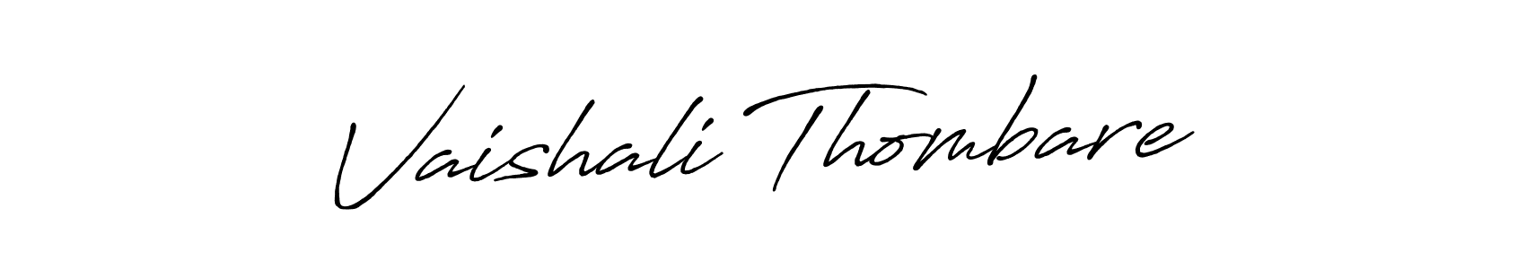 How to make Vaishali Thombare signature? Antro_Vectra_Bolder is a professional autograph style. Create handwritten signature for Vaishali Thombare name. Vaishali Thombare signature style 7 images and pictures png