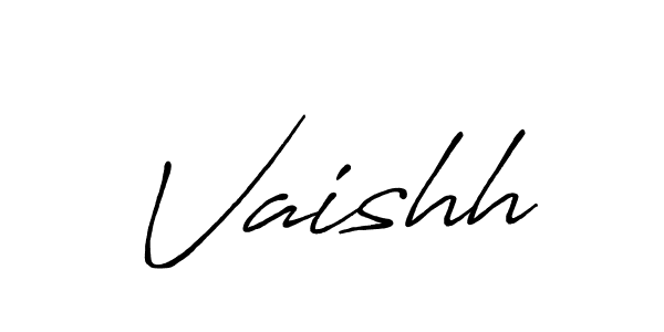 Make a beautiful signature design for name Vaishh. Use this online signature maker to create a handwritten signature for free. Vaishh signature style 7 images and pictures png