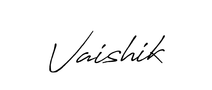 The best way (Antro_Vectra_Bolder) to make a short signature is to pick only two or three words in your name. The name Vaishik include a total of six letters. For converting this name. Vaishik signature style 7 images and pictures png