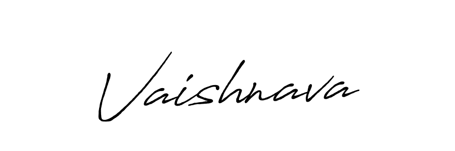 Vaishnava stylish signature style. Best Handwritten Sign (Antro_Vectra_Bolder) for my name. Handwritten Signature Collection Ideas for my name Vaishnava. Vaishnava signature style 7 images and pictures png
