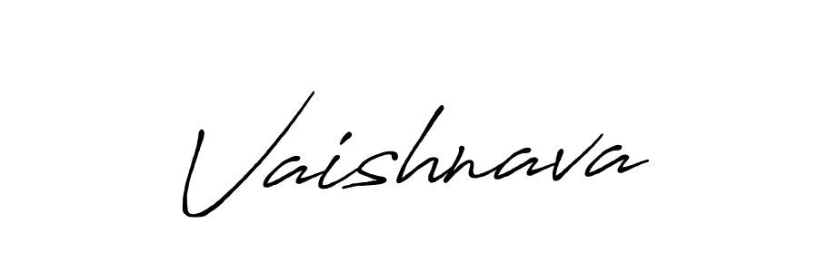 Vaishnava stylish signature style. Best Handwritten Sign (Antro_Vectra_Bolder) for my name. Handwritten Signature Collection Ideas for my name Vaishnava. Vaishnava signature style 7 images and pictures png