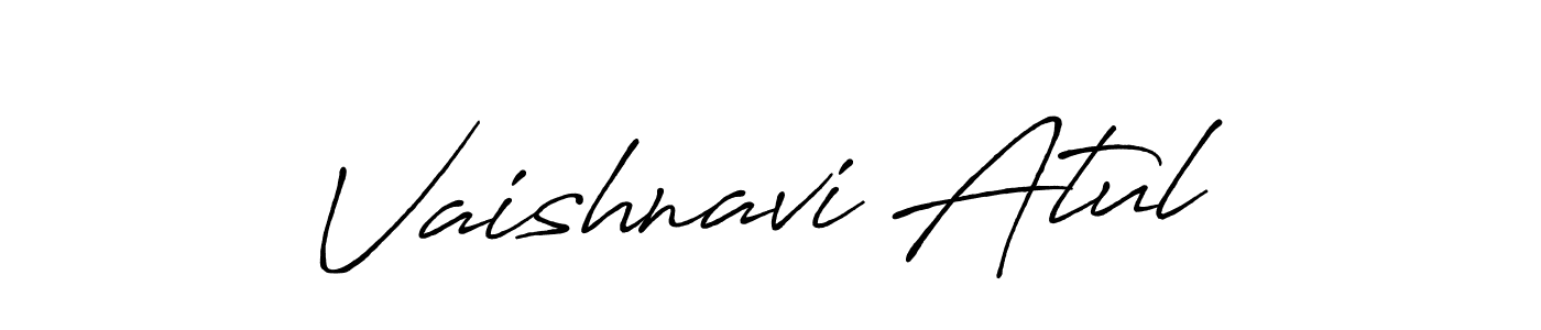 You should practise on your own different ways (Antro_Vectra_Bolder) to write your name (Vaishnavi Atul) in signature. don't let someone else do it for you. Vaishnavi Atul signature style 7 images and pictures png