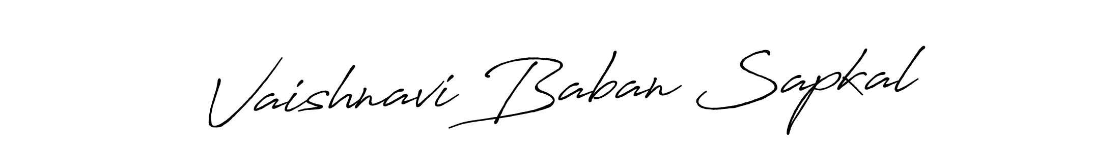 Here are the top 10 professional signature styles for the name Vaishnavi Baban Sapkal. These are the best autograph styles you can use for your name. Vaishnavi Baban Sapkal signature style 7 images and pictures png
