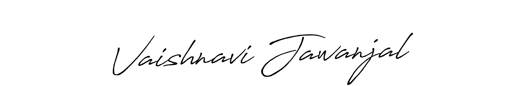 How to Draw Vaishnavi Jawanjal signature style? Antro_Vectra_Bolder is a latest design signature styles for name Vaishnavi Jawanjal. Vaishnavi Jawanjal signature style 7 images and pictures png