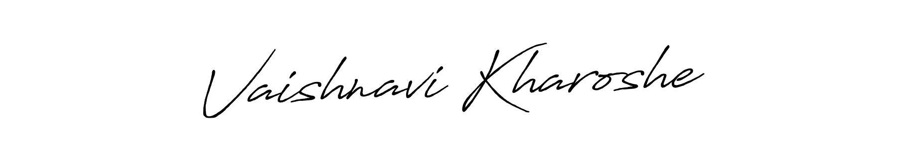 How to Draw Vaishnavi Kharoshe signature style? Antro_Vectra_Bolder is a latest design signature styles for name Vaishnavi Kharoshe. Vaishnavi Kharoshe signature style 7 images and pictures png