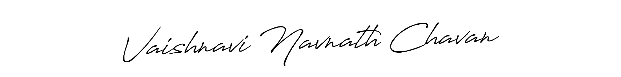 Also we have Vaishnavi Navnath Chavan name is the best signature style. Create professional handwritten signature collection using Antro_Vectra_Bolder autograph style. Vaishnavi Navnath Chavan signature style 7 images and pictures png