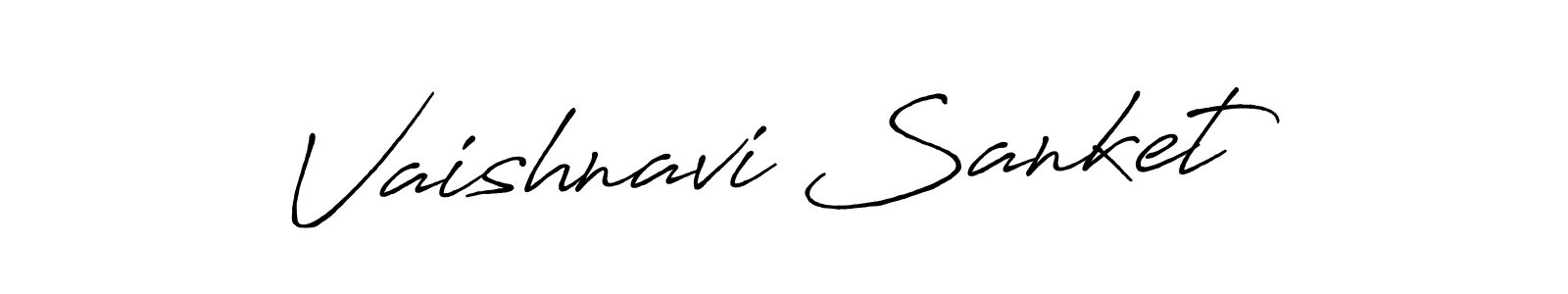 How to make Vaishnavi Sanket signature? Antro_Vectra_Bolder is a professional autograph style. Create handwritten signature for Vaishnavi Sanket name. Vaishnavi Sanket signature style 7 images and pictures png