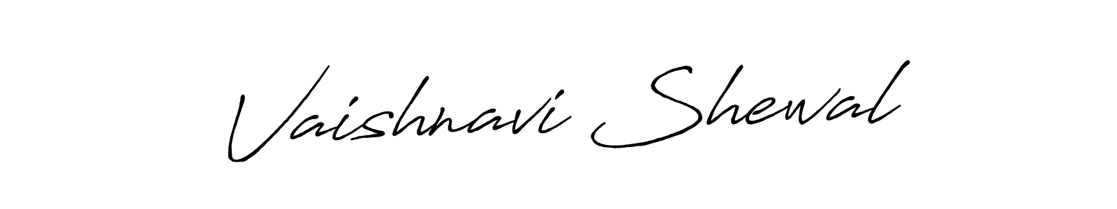 Create a beautiful signature design for name Vaishnavi Shewal. With this signature (Antro_Vectra_Bolder) fonts, you can make a handwritten signature for free. Vaishnavi Shewal signature style 7 images and pictures png