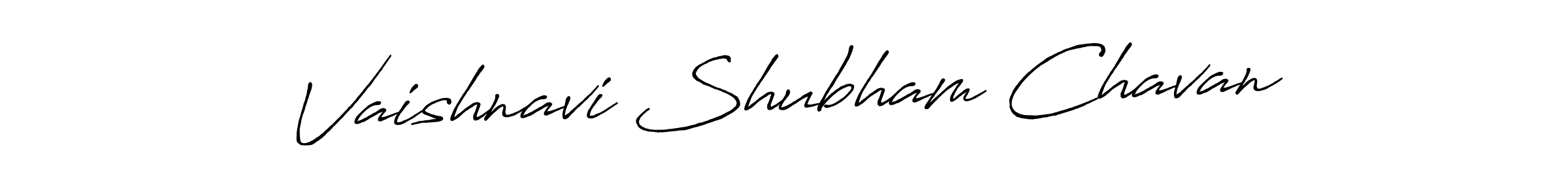 Also You can easily find your signature by using the search form. We will create Vaishnavi Shubham Chavan name handwritten signature images for you free of cost using Antro_Vectra_Bolder sign style. Vaishnavi Shubham Chavan signature style 7 images and pictures png