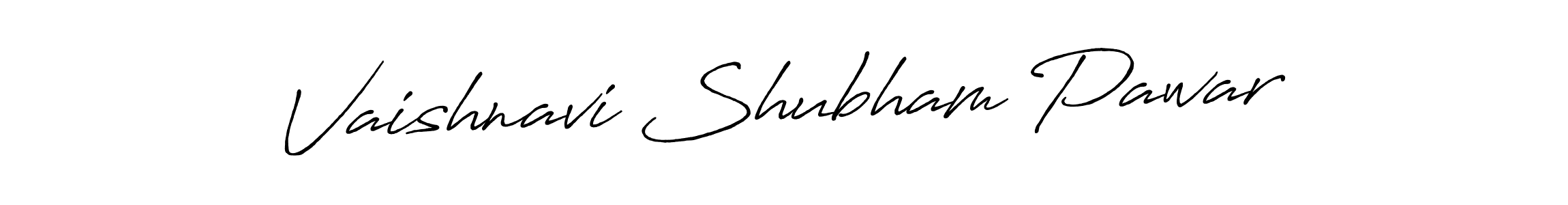 Design your own signature with our free online signature maker. With this signature software, you can create a handwritten (Antro_Vectra_Bolder) signature for name Vaishnavi Shubham Pawar. Vaishnavi Shubham Pawar signature style 7 images and pictures png