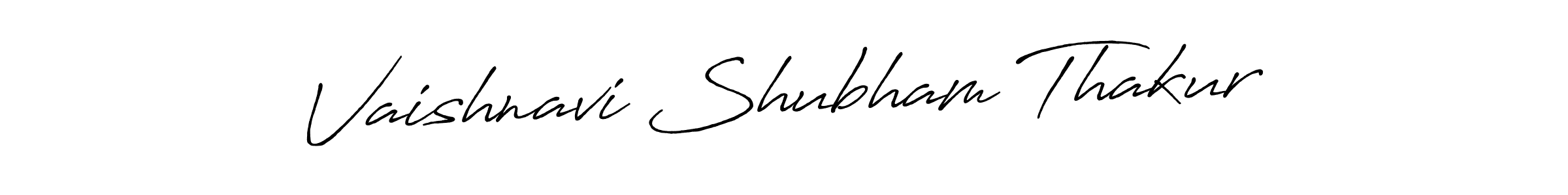 How to make Vaishnavi Shubham Thakur signature? Antro_Vectra_Bolder is a professional autograph style. Create handwritten signature for Vaishnavi Shubham Thakur name. Vaishnavi Shubham Thakur signature style 7 images and pictures png