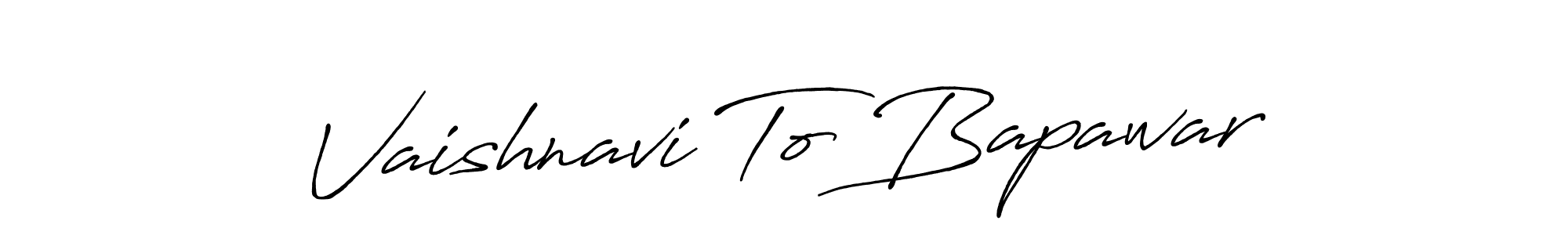 How to Draw Vaishnavi To Bapawar signature style? Antro_Vectra_Bolder is a latest design signature styles for name Vaishnavi To Bapawar. Vaishnavi To Bapawar signature style 7 images and pictures png