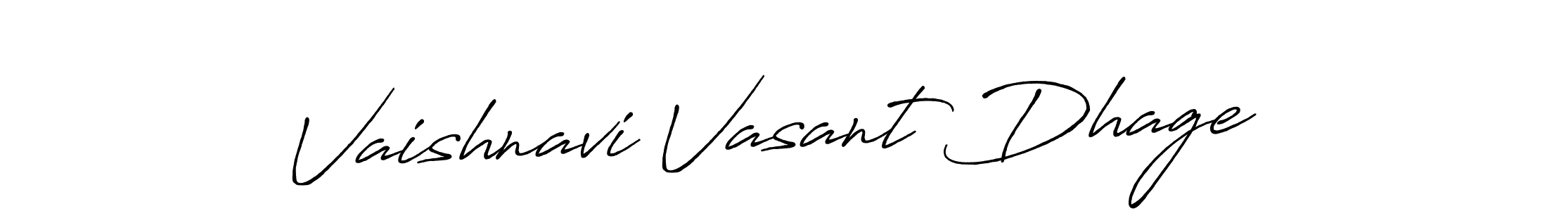 Similarly Antro_Vectra_Bolder is the best handwritten signature design. Signature creator online .You can use it as an online autograph creator for name Vaishnavi Vasant Dhage. Vaishnavi Vasant Dhage signature style 7 images and pictures png