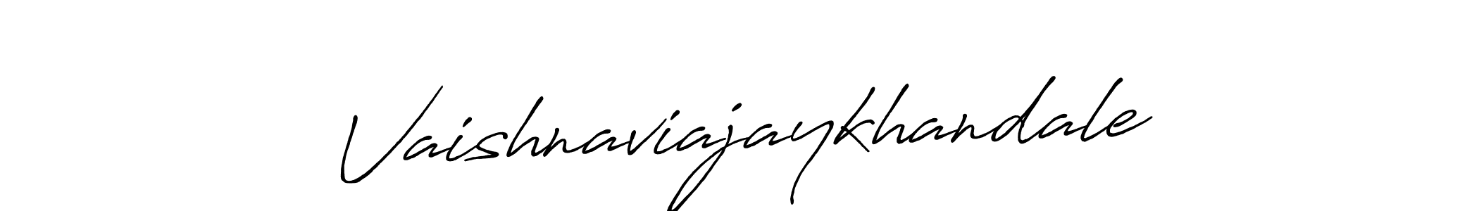 It looks lik you need a new signature style for name Vaishnaviajaykhandale. Design unique handwritten (Antro_Vectra_Bolder) signature with our free signature maker in just a few clicks. Vaishnaviajaykhandale signature style 7 images and pictures png