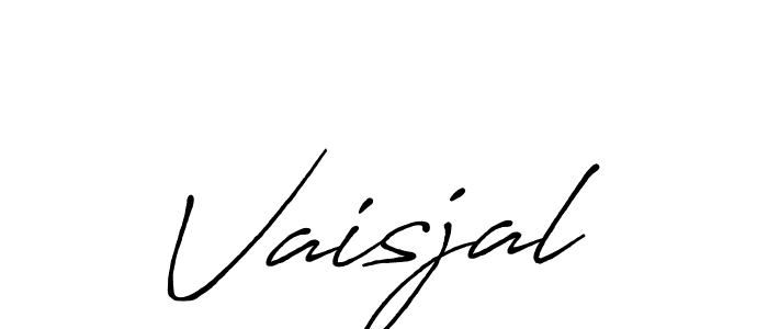 It looks lik you need a new signature style for name Vaisjal. Design unique handwritten (Antro_Vectra_Bolder) signature with our free signature maker in just a few clicks. Vaisjal signature style 7 images and pictures png