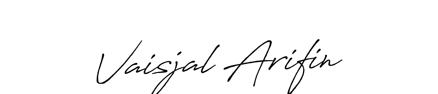 Similarly Antro_Vectra_Bolder is the best handwritten signature design. Signature creator online .You can use it as an online autograph creator for name Vaisjal Arifin. Vaisjal Arifin signature style 7 images and pictures png