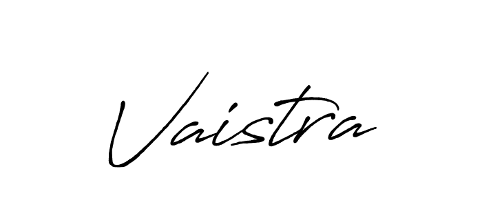 Use a signature maker to create a handwritten signature online. With this signature software, you can design (Antro_Vectra_Bolder) your own signature for name Vaistra. Vaistra signature style 7 images and pictures png