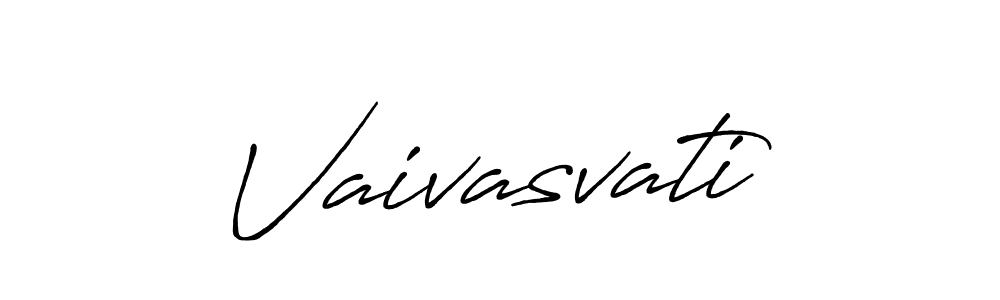 Use a signature maker to create a handwritten signature online. With this signature software, you can design (Antro_Vectra_Bolder) your own signature for name Vaivasvati. Vaivasvati signature style 7 images and pictures png