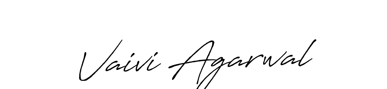 Antro_Vectra_Bolder is a professional signature style that is perfect for those who want to add a touch of class to their signature. It is also a great choice for those who want to make their signature more unique. Get Vaivi Agarwal name to fancy signature for free. Vaivi Agarwal signature style 7 images and pictures png