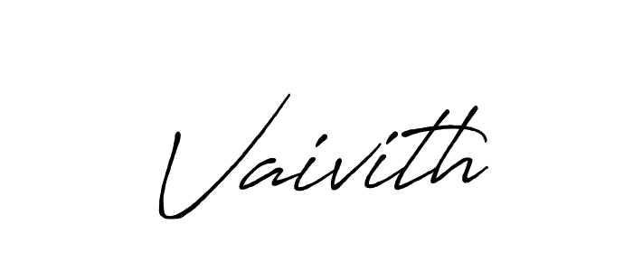It looks lik you need a new signature style for name Vaivith. Design unique handwritten (Antro_Vectra_Bolder) signature with our free signature maker in just a few clicks. Vaivith signature style 7 images and pictures png
