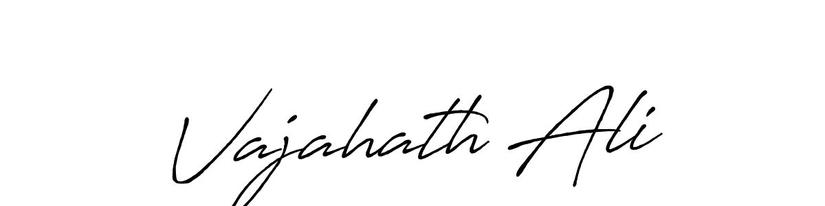 Make a beautiful signature design for name Vajahath Ali. Use this online signature maker to create a handwritten signature for free. Vajahath Ali signature style 7 images and pictures png