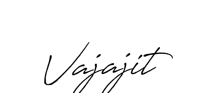 Use a signature maker to create a handwritten signature online. With this signature software, you can design (Antro_Vectra_Bolder) your own signature for name Vajajit. Vajajit signature style 7 images and pictures png