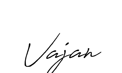 Vajan stylish signature style. Best Handwritten Sign (Antro_Vectra_Bolder) for my name. Handwritten Signature Collection Ideas for my name Vajan. Vajan signature style 7 images and pictures png
