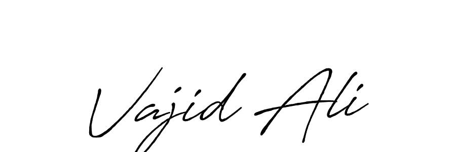 Also we have Vajid Ali name is the best signature style. Create professional handwritten signature collection using Antro_Vectra_Bolder autograph style. Vajid Ali signature style 7 images and pictures png