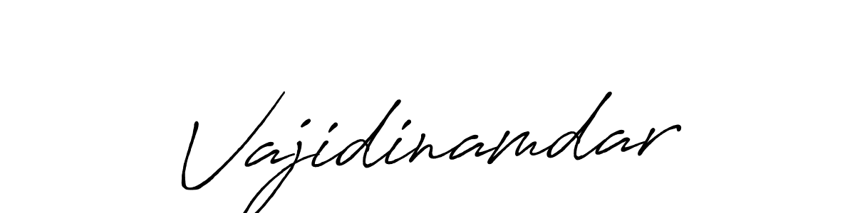 Make a short Vajidinamdar signature style. Manage your documents anywhere anytime using Antro_Vectra_Bolder. Create and add eSignatures, submit forms, share and send files easily. Vajidinamdar signature style 7 images and pictures png