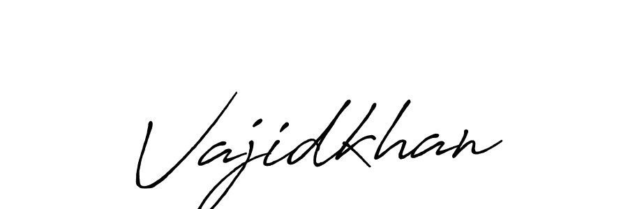 Also You can easily find your signature by using the search form. We will create Vajidkhan name handwritten signature images for you free of cost using Antro_Vectra_Bolder sign style. Vajidkhan signature style 7 images and pictures png
