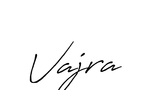 Design your own signature with our free online signature maker. With this signature software, you can create a handwritten (Antro_Vectra_Bolder) signature for name Vajra. Vajra signature style 7 images and pictures png