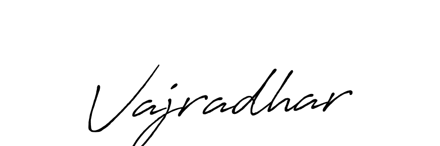 Vajradhar stylish signature style. Best Handwritten Sign (Antro_Vectra_Bolder) for my name. Handwritten Signature Collection Ideas for my name Vajradhar. Vajradhar signature style 7 images and pictures png