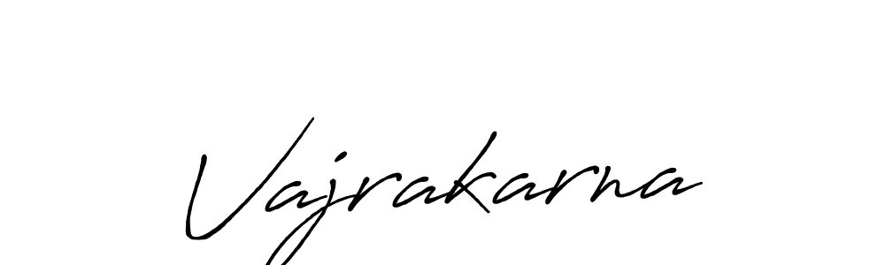 How to make Vajrakarna signature? Antro_Vectra_Bolder is a professional autograph style. Create handwritten signature for Vajrakarna name. Vajrakarna signature style 7 images and pictures png