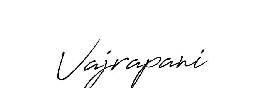 Create a beautiful signature design for name Vajrapani. With this signature (Antro_Vectra_Bolder) fonts, you can make a handwritten signature for free. Vajrapani signature style 7 images and pictures png