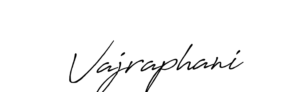 Vajraphani stylish signature style. Best Handwritten Sign (Antro_Vectra_Bolder) for my name. Handwritten Signature Collection Ideas for my name Vajraphani. Vajraphani signature style 7 images and pictures png
