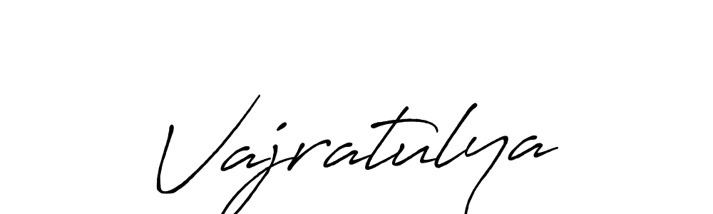How to make Vajratulya signature? Antro_Vectra_Bolder is a professional autograph style. Create handwritten signature for Vajratulya name. Vajratulya signature style 7 images and pictures png