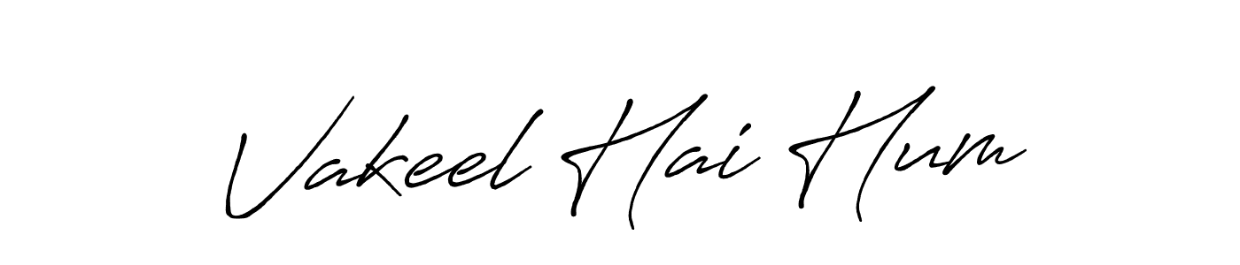 How to Draw Vakeel Hai Hum signature style? Antro_Vectra_Bolder is a latest design signature styles for name Vakeel Hai Hum. Vakeel Hai Hum signature style 7 images and pictures png