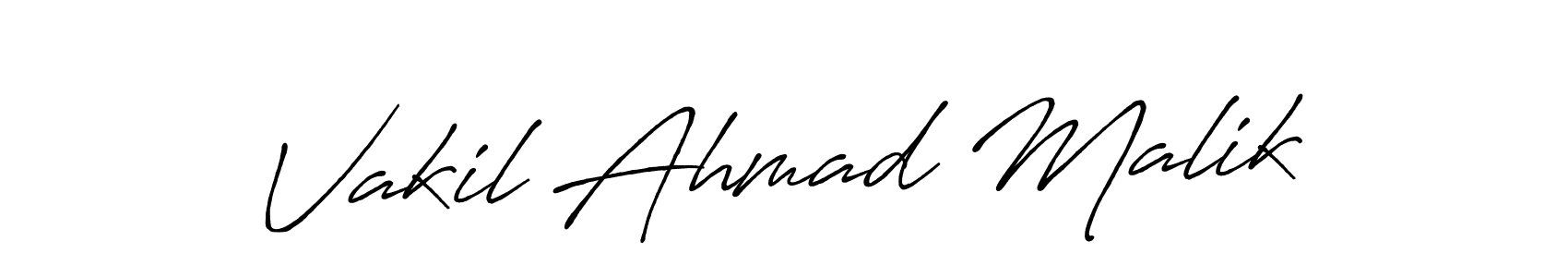 How to Draw Vakil Ahmad Malik signature style? Antro_Vectra_Bolder is a latest design signature styles for name Vakil Ahmad Malik. Vakil Ahmad Malik signature style 7 images and pictures png