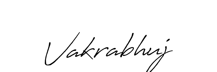 Also we have Vakrabhuj name is the best signature style. Create professional handwritten signature collection using Antro_Vectra_Bolder autograph style. Vakrabhuj signature style 7 images and pictures png