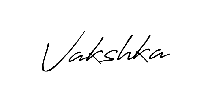 Vakshka stylish signature style. Best Handwritten Sign (Antro_Vectra_Bolder) for my name. Handwritten Signature Collection Ideas for my name Vakshka. Vakshka signature style 7 images and pictures png