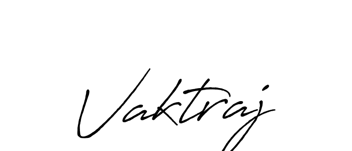 Vaktraj stylish signature style. Best Handwritten Sign (Antro_Vectra_Bolder) for my name. Handwritten Signature Collection Ideas for my name Vaktraj. Vaktraj signature style 7 images and pictures png