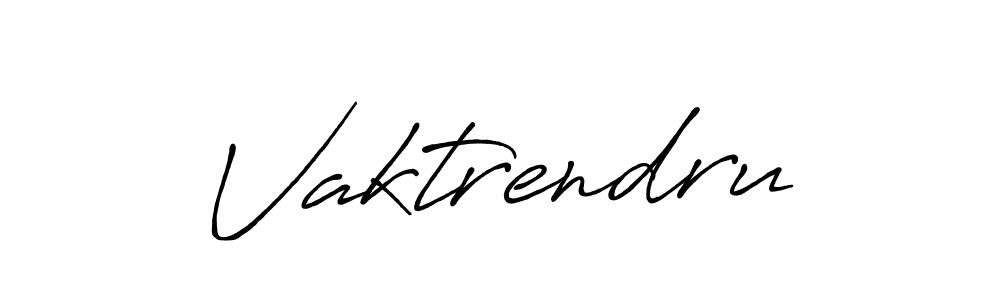 Create a beautiful signature design for name Vaktrendru. With this signature (Antro_Vectra_Bolder) fonts, you can make a handwritten signature for free. Vaktrendru signature style 7 images and pictures png