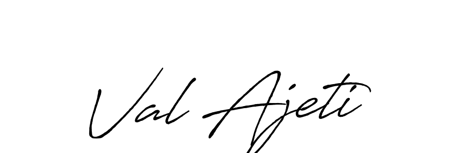 Once you've used our free online signature maker to create your best signature Antro_Vectra_Bolder style, it's time to enjoy all of the benefits that Val Ajeti name signing documents. Val Ajeti signature style 7 images and pictures png