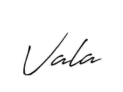 Make a beautiful signature design for name Vala. With this signature (Antro_Vectra_Bolder) style, you can create a handwritten signature for free. Vala signature style 7 images and pictures png